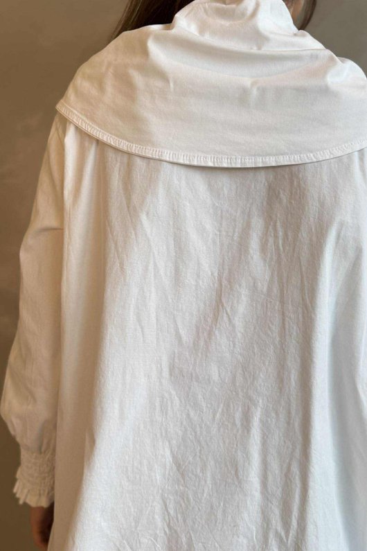 Paloma Neckerchief Blouse White